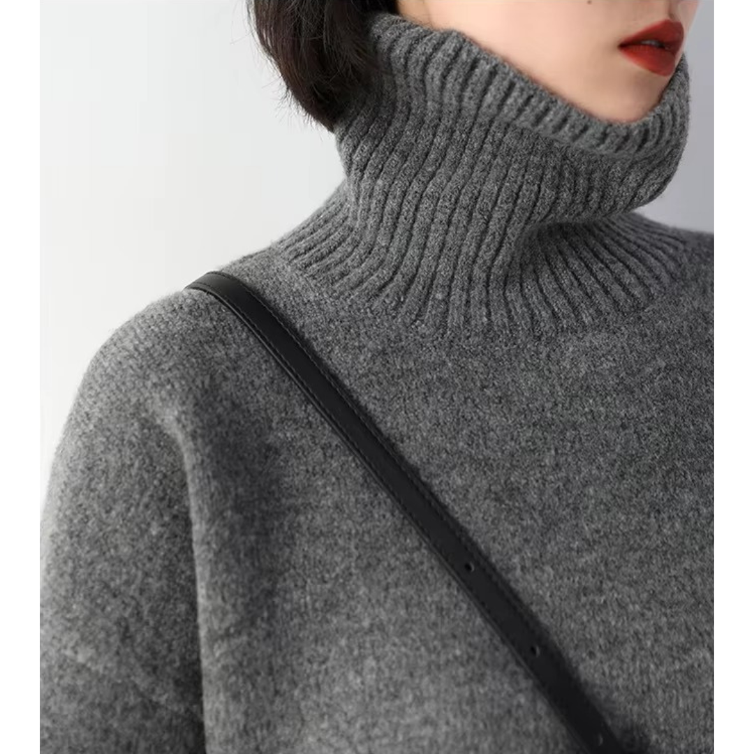 Bella | Maglione a Collo Alto Largo