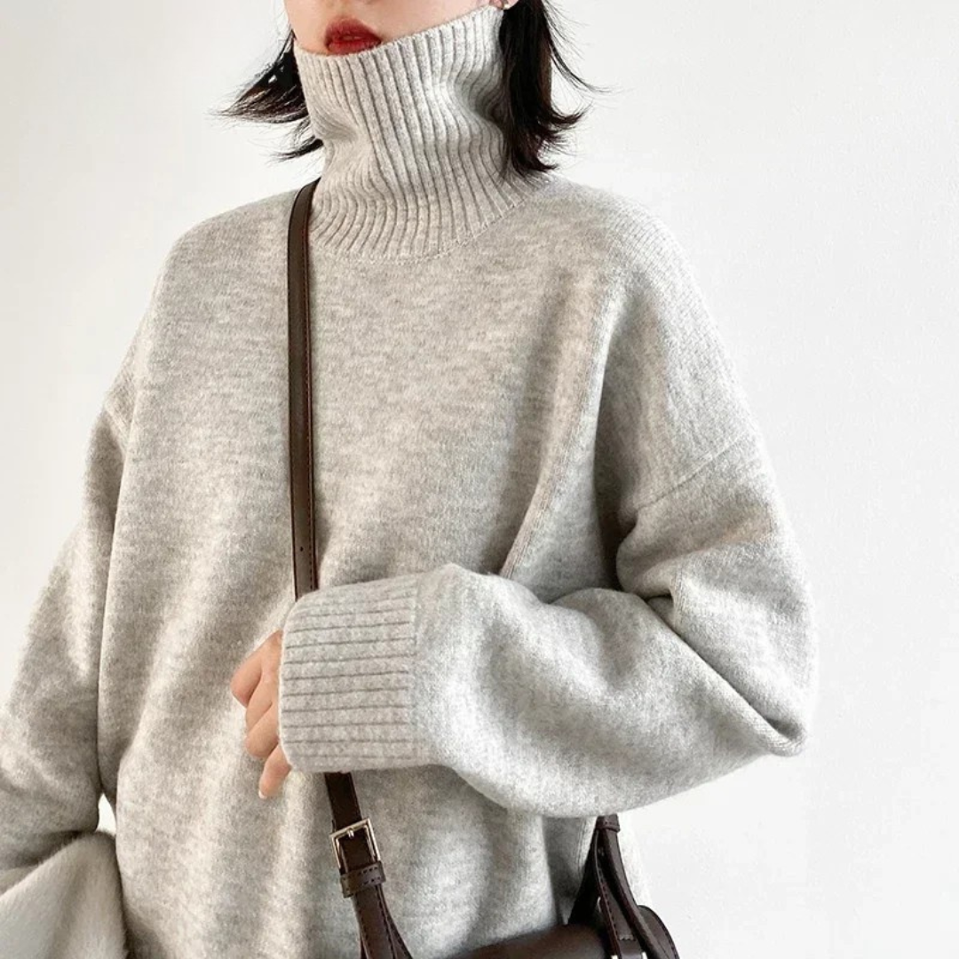 Bella | Maglione a Collo Alto Largo