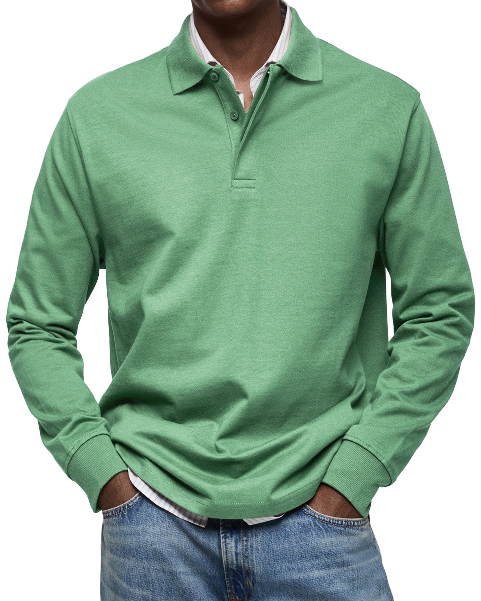 Alexandre™ | Langærmet Casual Polo