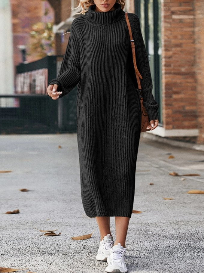Eva | Elegantes lässiges Strickkleid