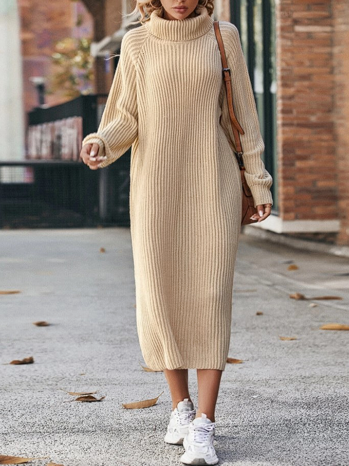 Eva | Elegantes lässiges Strickkleid