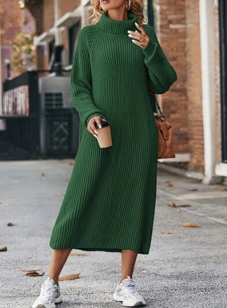 Eva | Elegantes lässiges Strickkleid