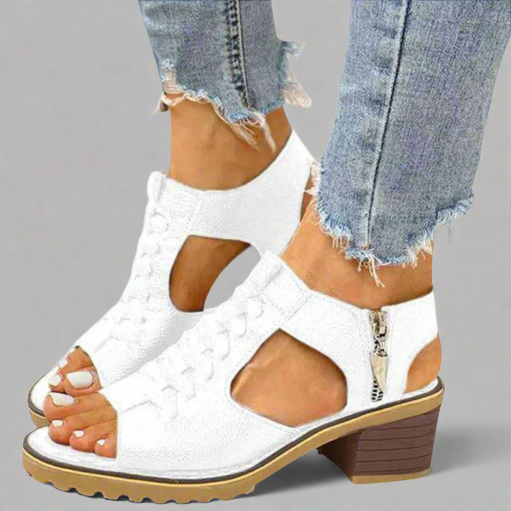 Gertrud | Sandali ortopedici con comfort premium del tacco