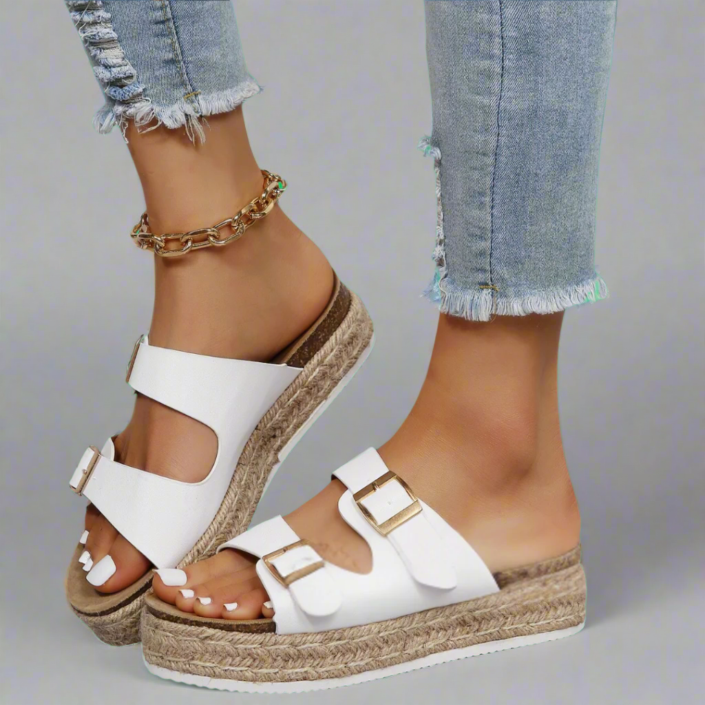 Elfriede | Sandali in pelle premium lucida