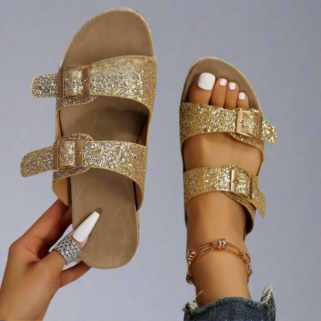 Elfriede | Sandali in pelle premium lucida