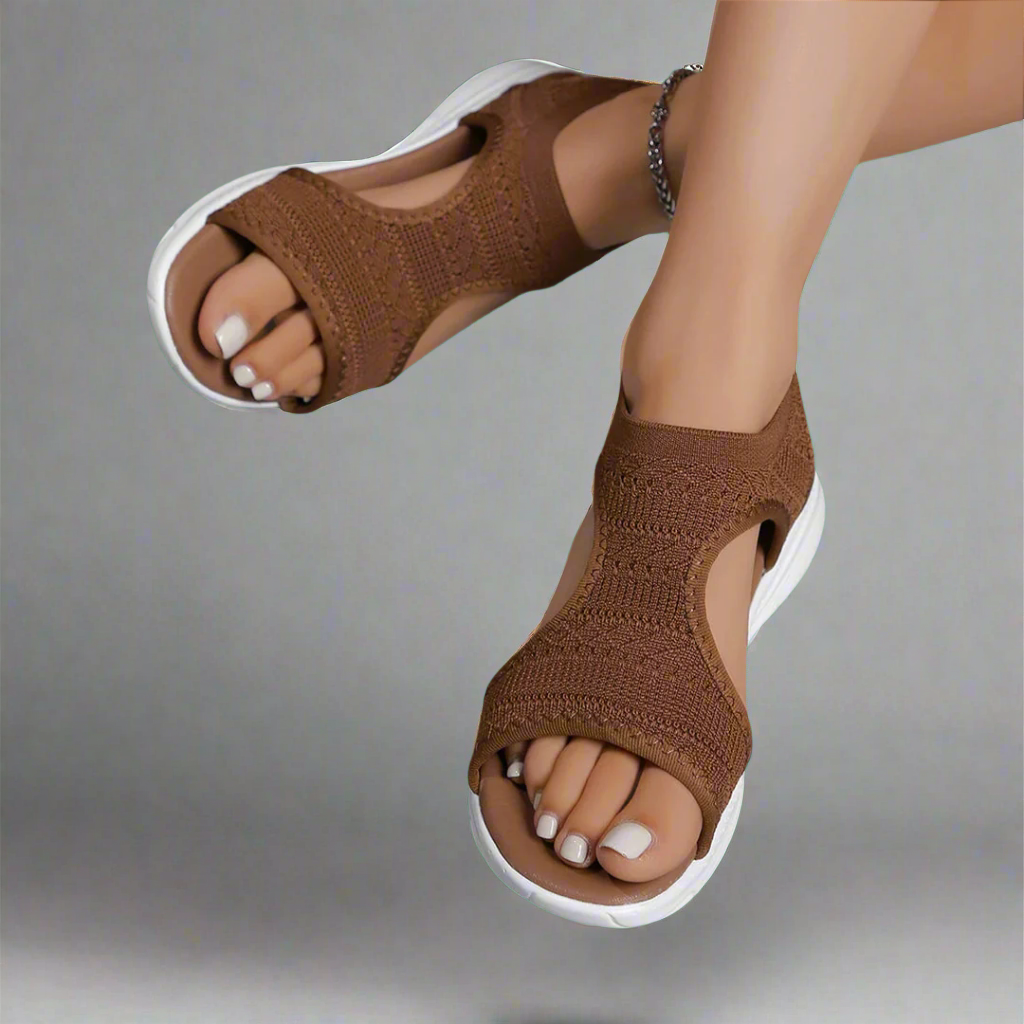 Amelie | Sandali wedge fatti a mano in materiale premium
