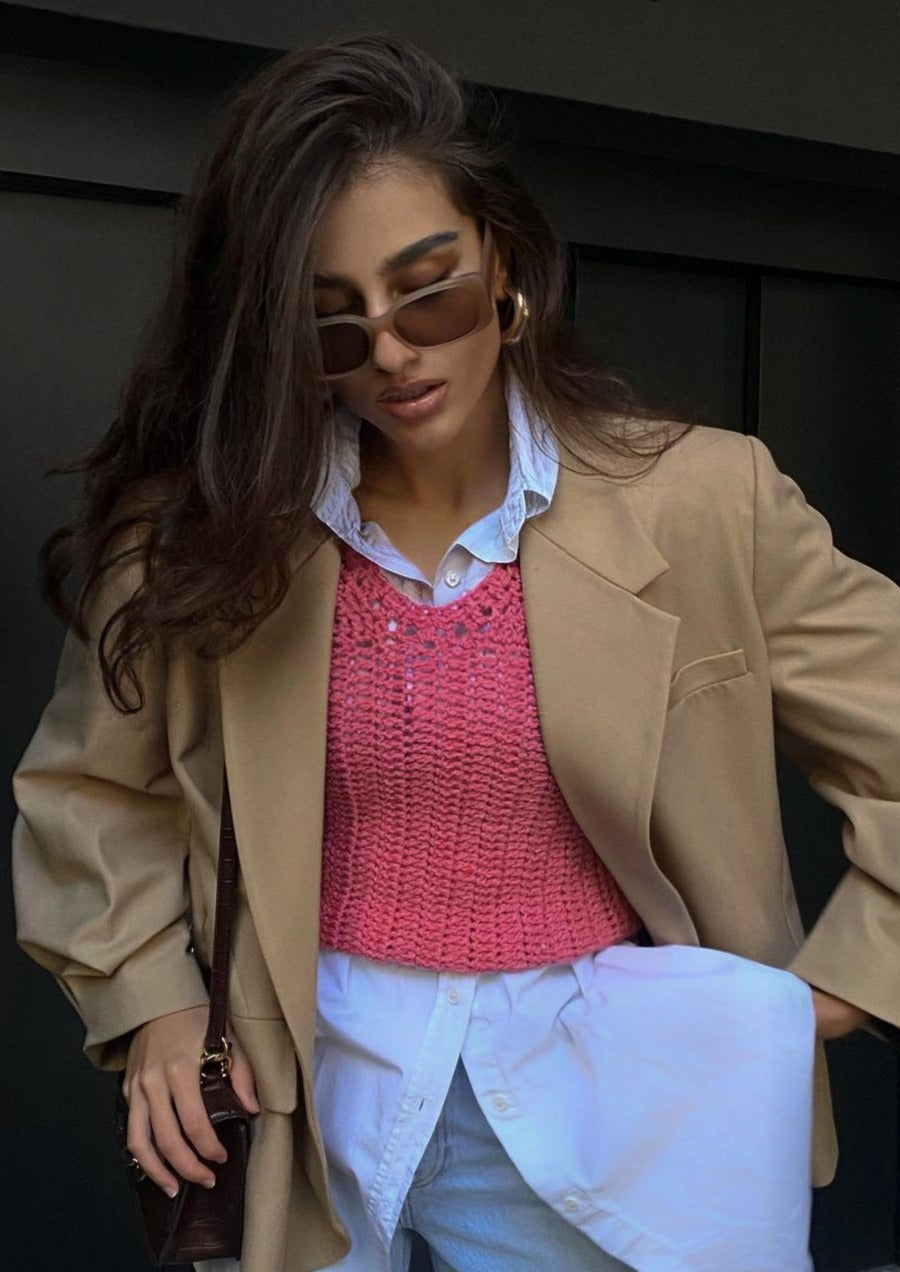 Neri - Sonnenbrille mit quadratischem und rundem Rahmen