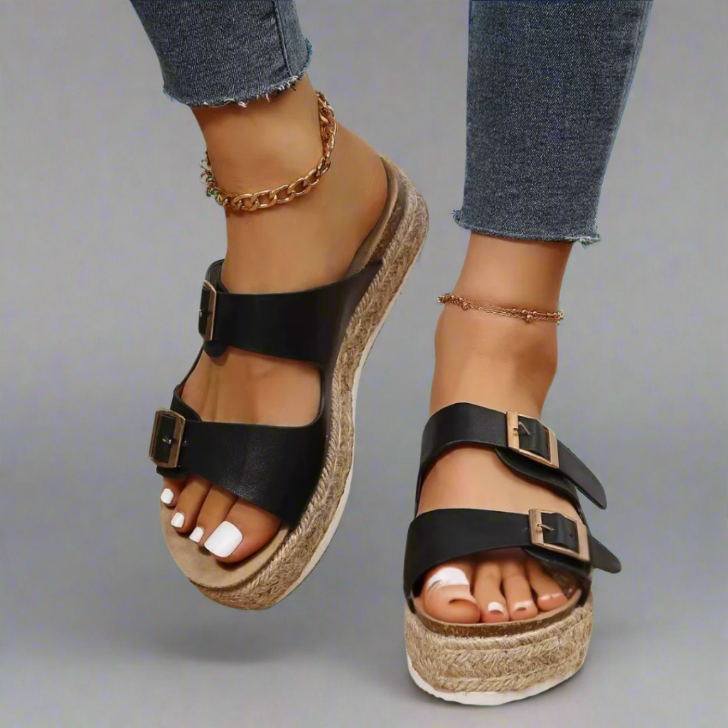 Elfriede | Sandali in pelle premium lucida