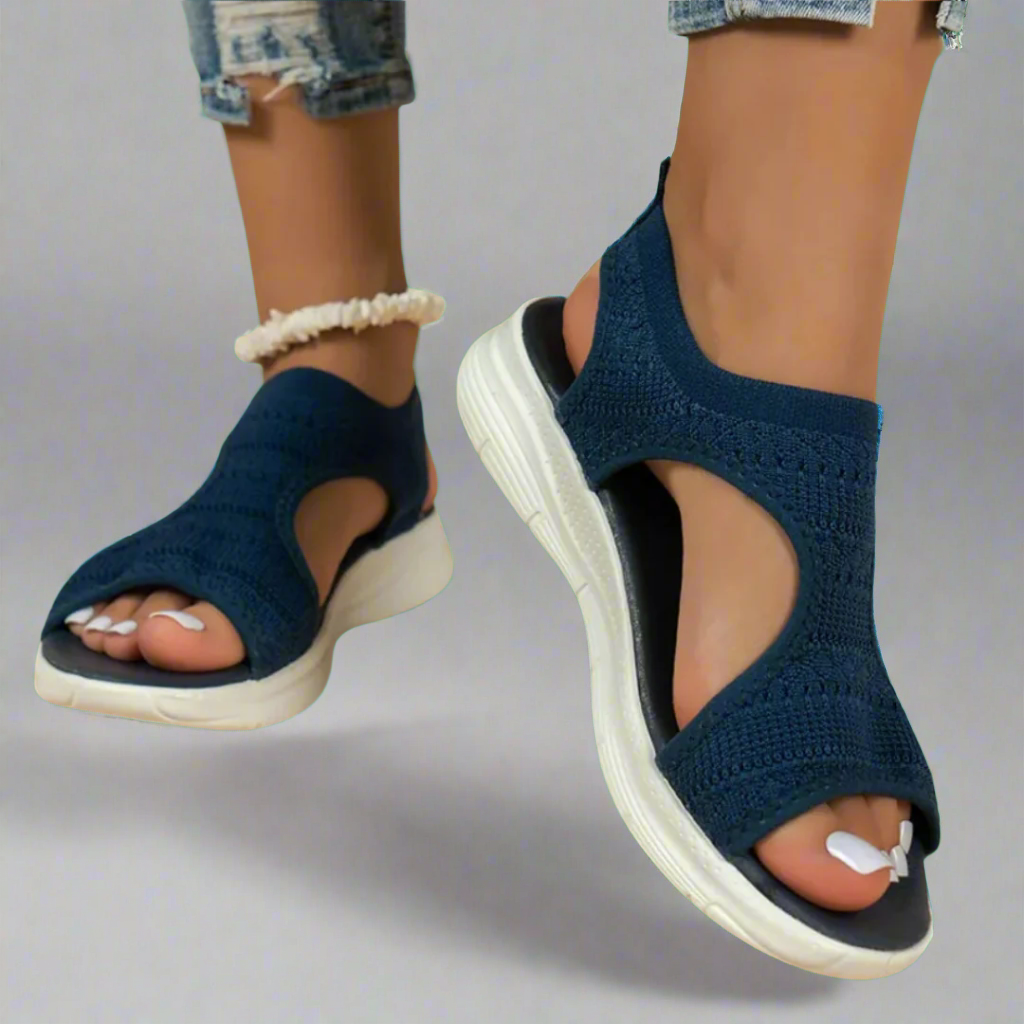 Amelie | Sandali wedge fatti a mano in materiale premium