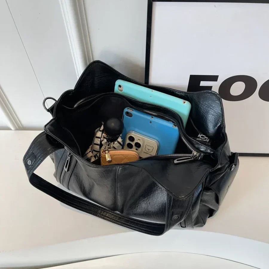 OLIVIA - MARRONE BORSA LUXURY MODERNA A SPALLA
