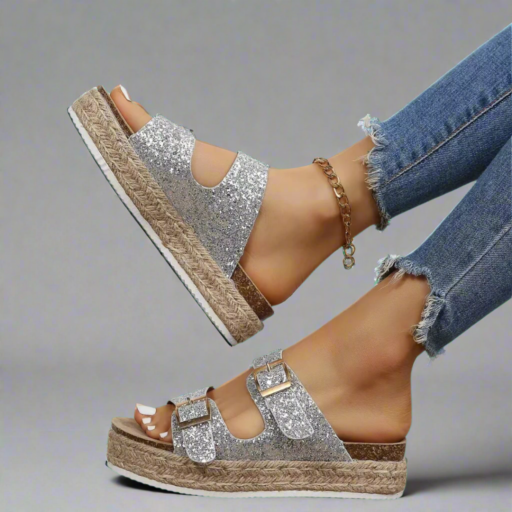 Elfriede | Sandali in pelle premium lucida