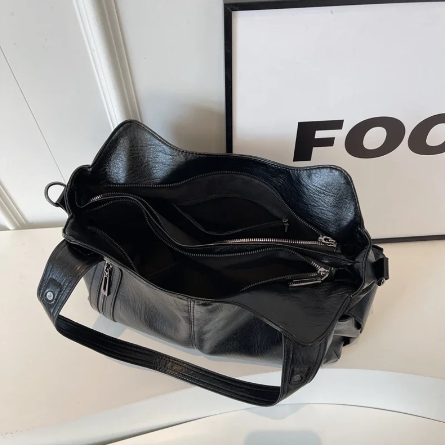 OLIVIA - MARRONE BORSA LUXURY MODERNA A SPALLA