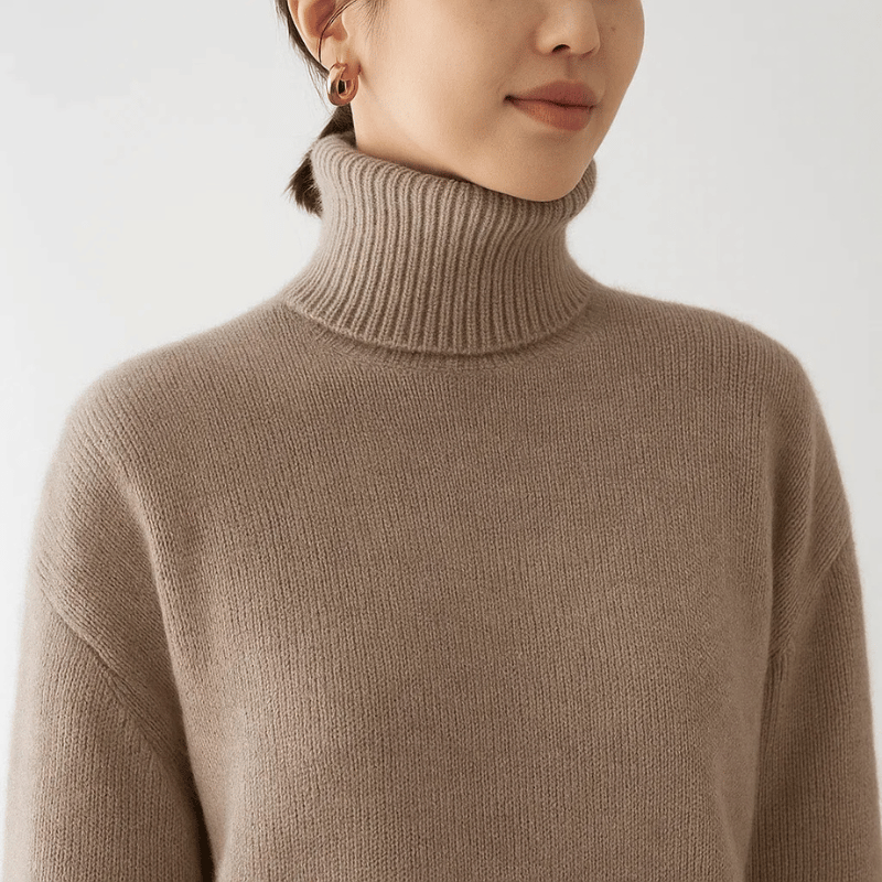 Aurora | Maglione a collo alto in cashmere