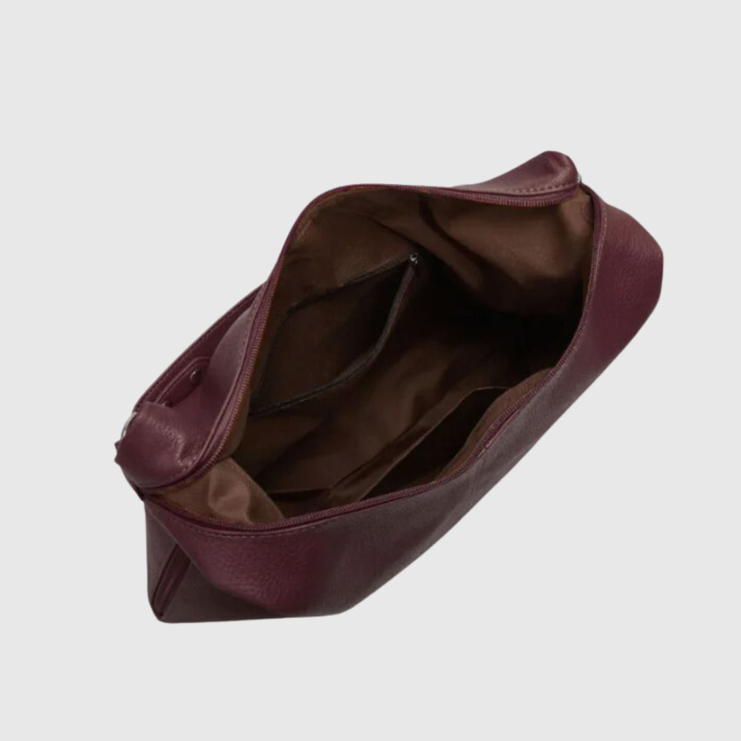 AMALFI CHARM BORDEAUX - LEATHER BAG