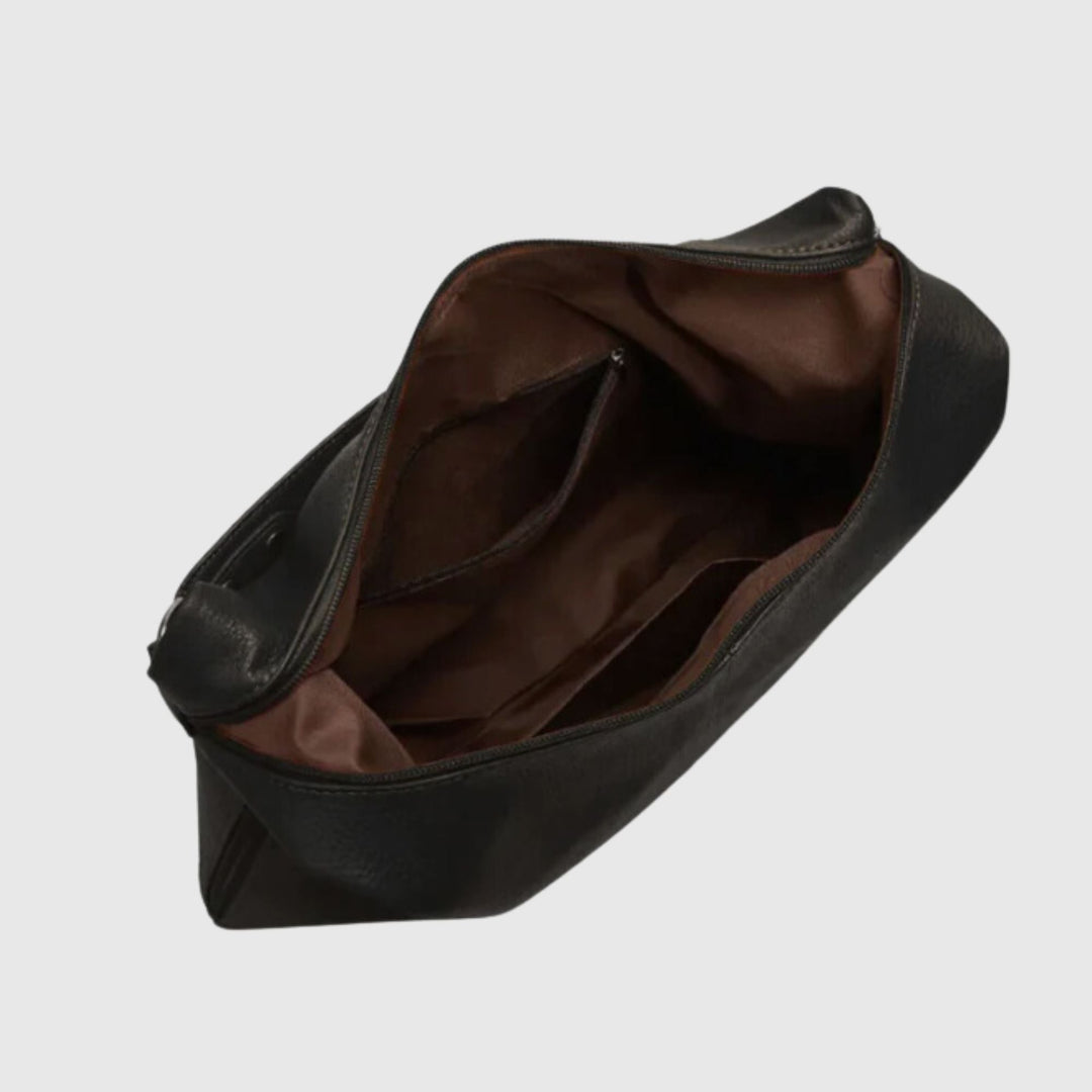 AMALFI CHARM NERO - LEATHER BAG