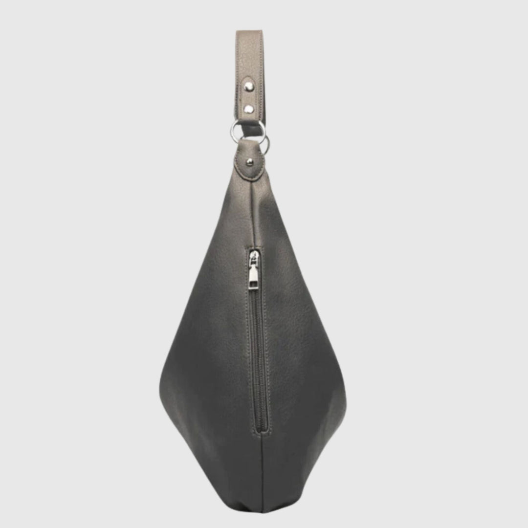 AMALFI CHARM GRIGIO - LEATHER BAG