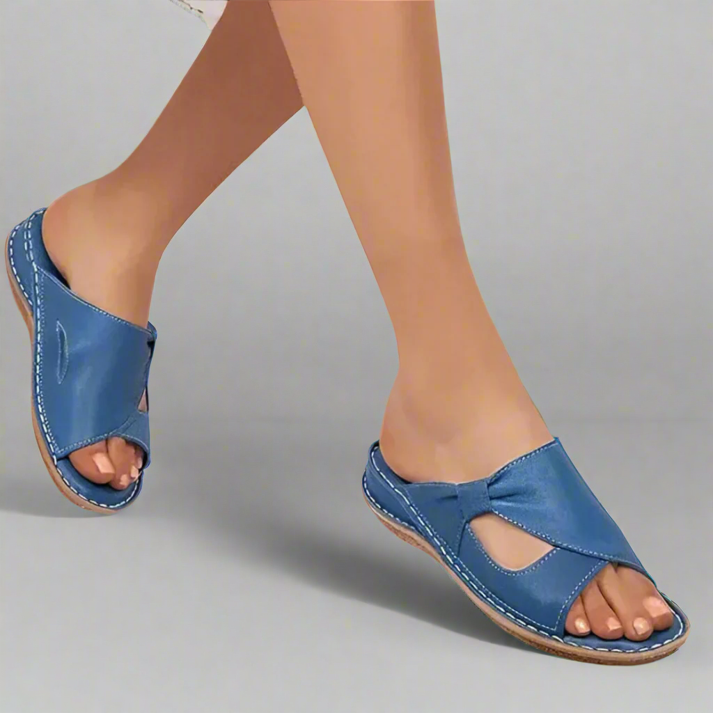 Yvonne | Sandali ortopedici in pelle premium