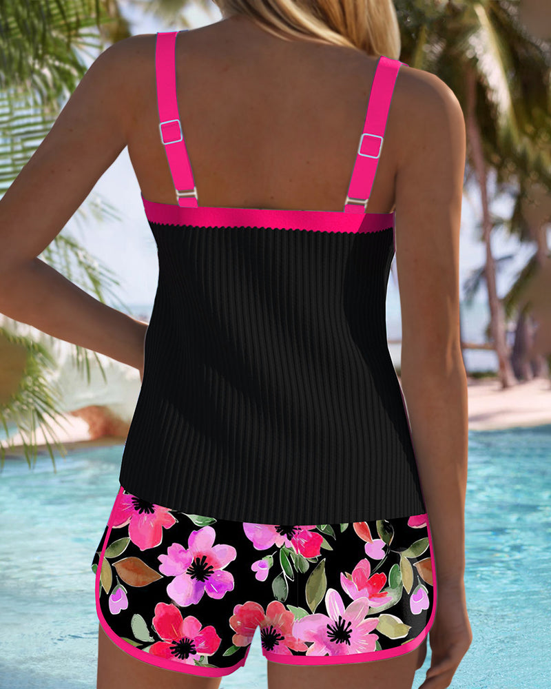 Clarissa | Set Tankini Elegante a Due Pezzi