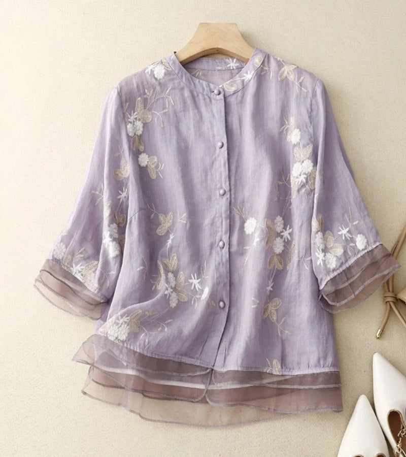 Bellerose | Vintage Broderet Skjorte