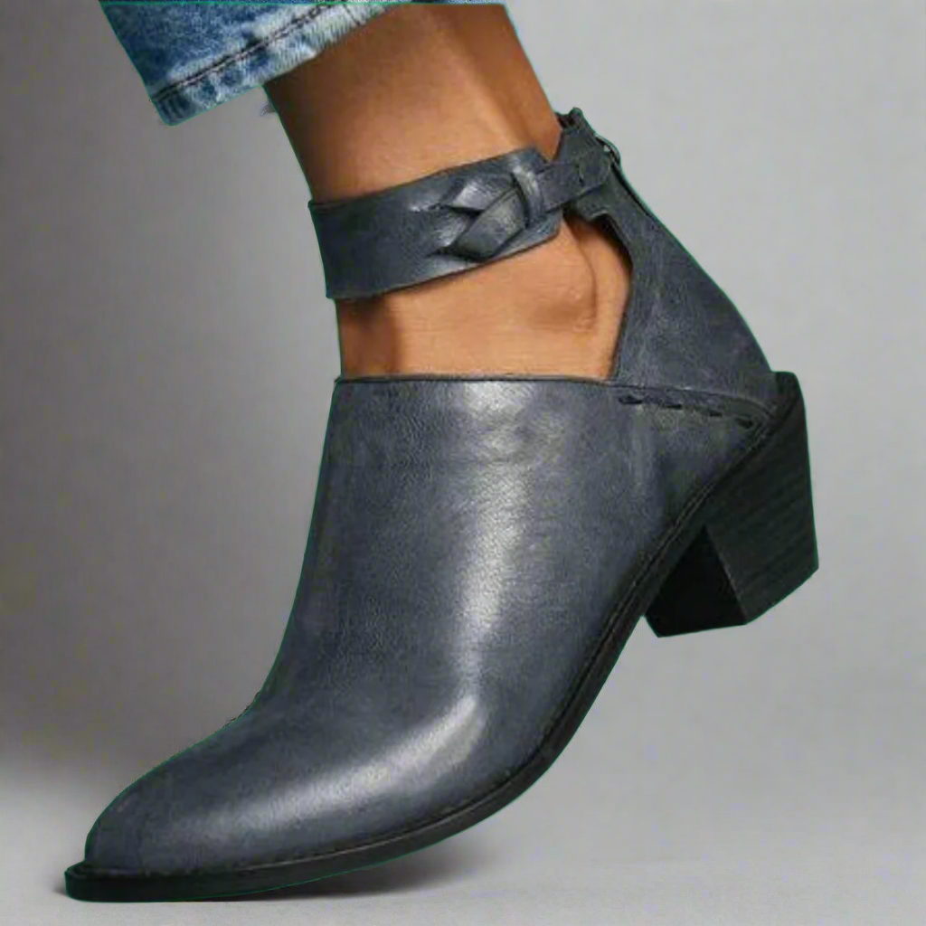Renata | Mid-Toe Singles con tacco a blocco – Comfort e Stile