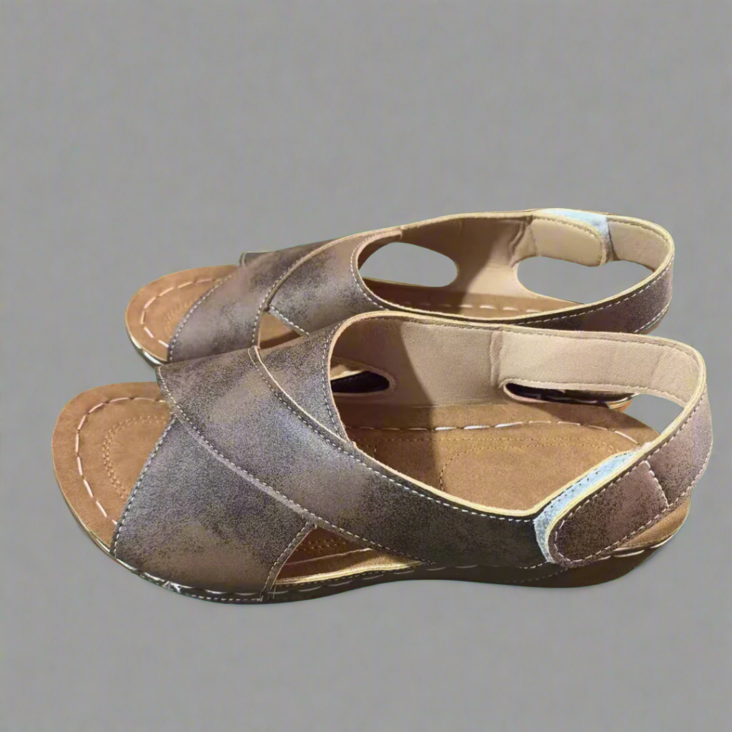 Sonnhild | Sandali Premium fatti a mano in Blu Marino
