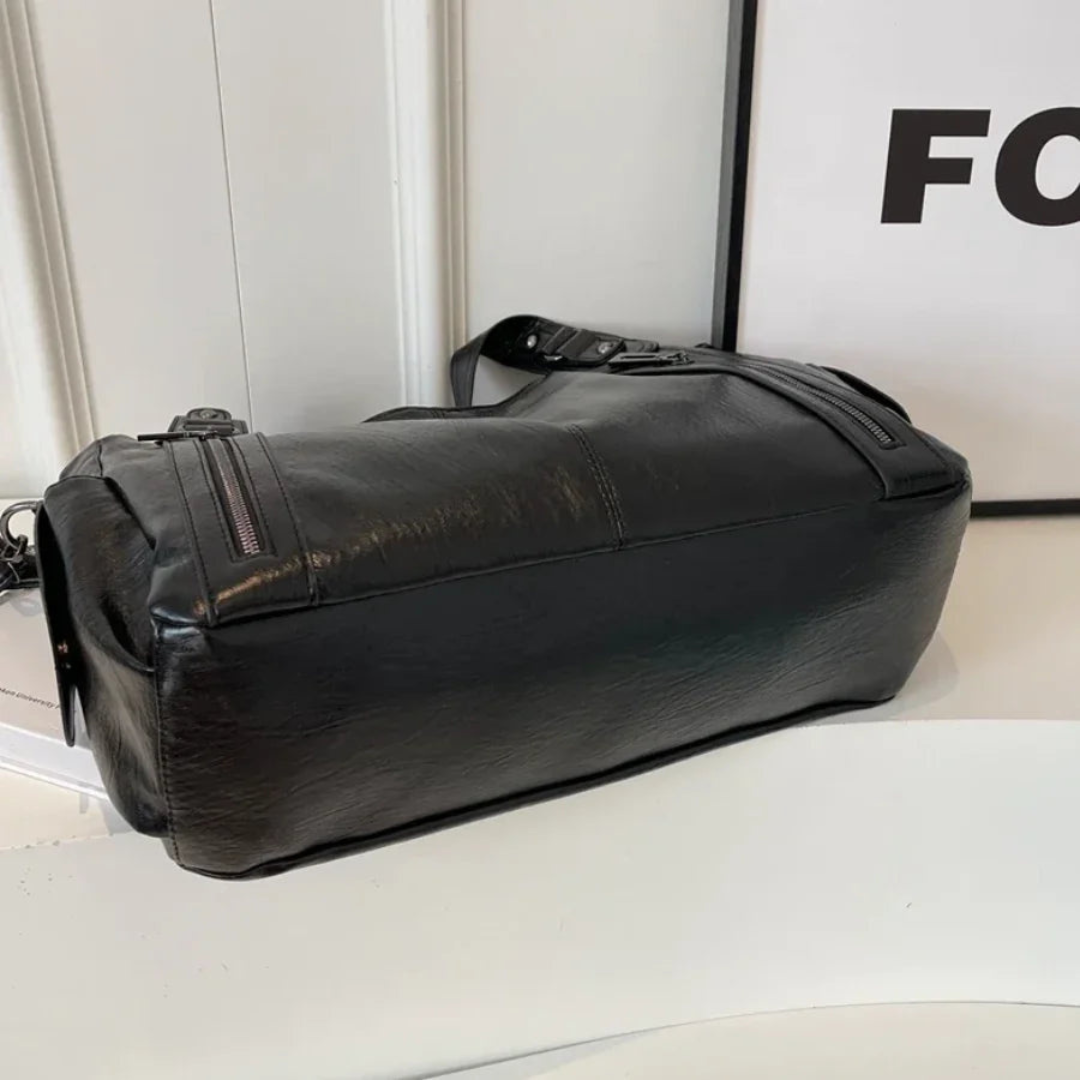 OLIVIA - MARRONE BORSA LUXURY MODERNA A SPALLA