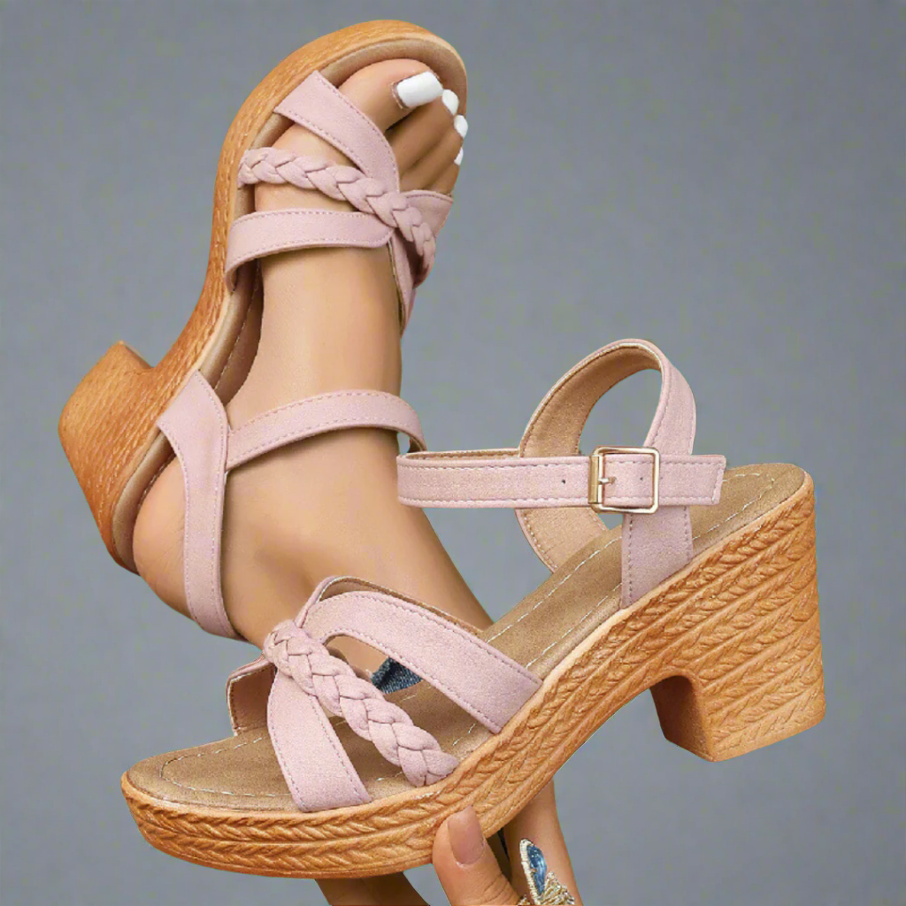 Zephira | Sandali gladiatore alla moda con tacco alto per l'estate
