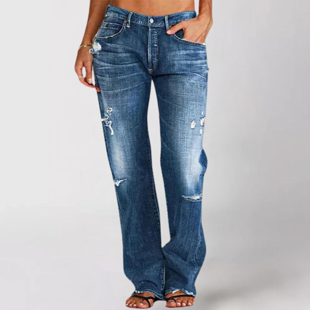 LISA™ | DENIMJEANS MED VIDDE BEN