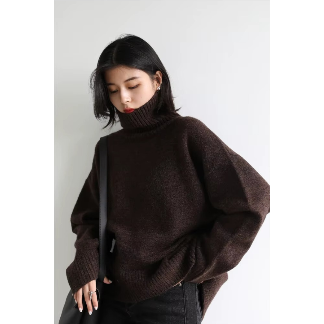 Bella | Maglione a Collo Alto Largo