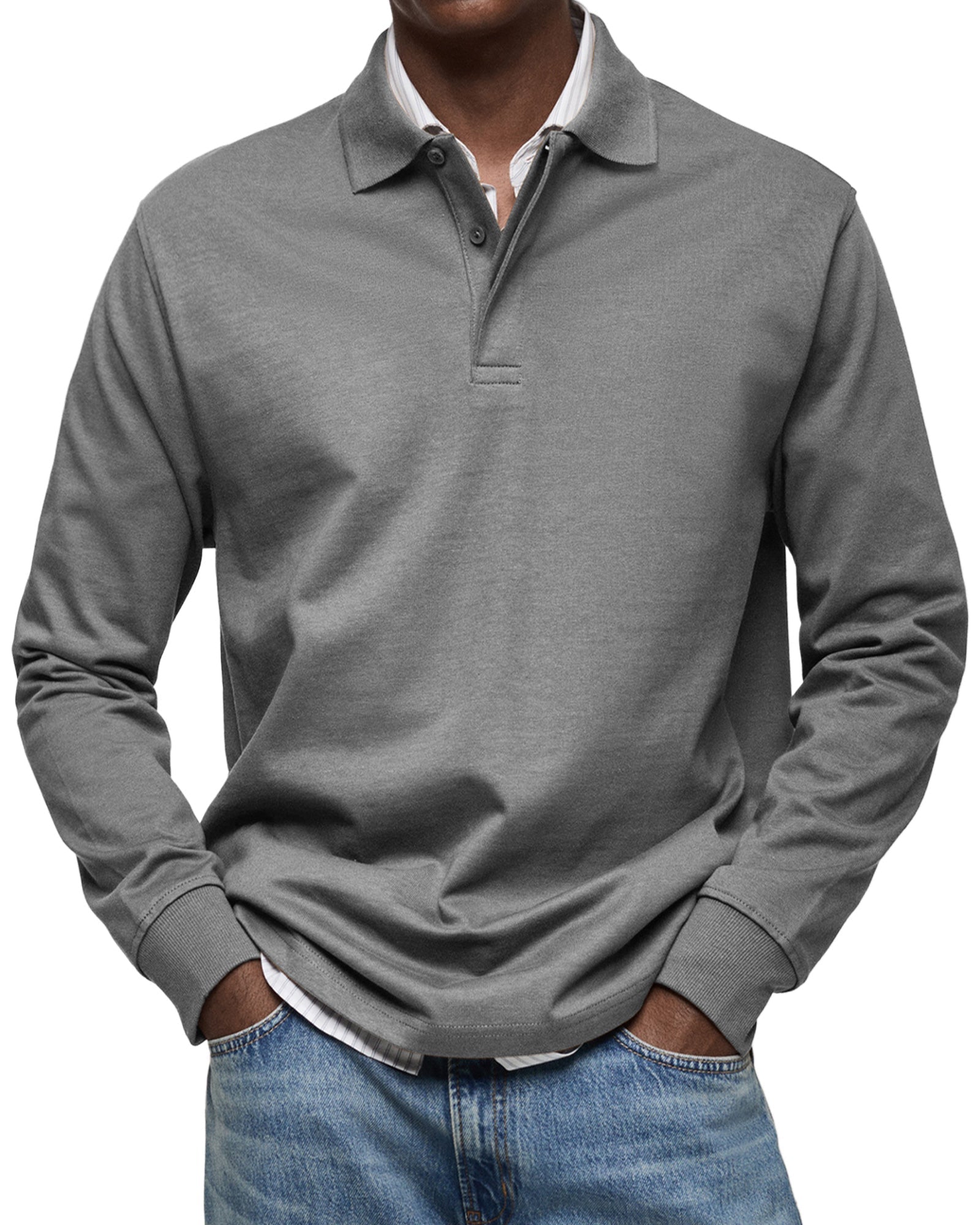 Alexandre™ | Langærmet Casual Polo