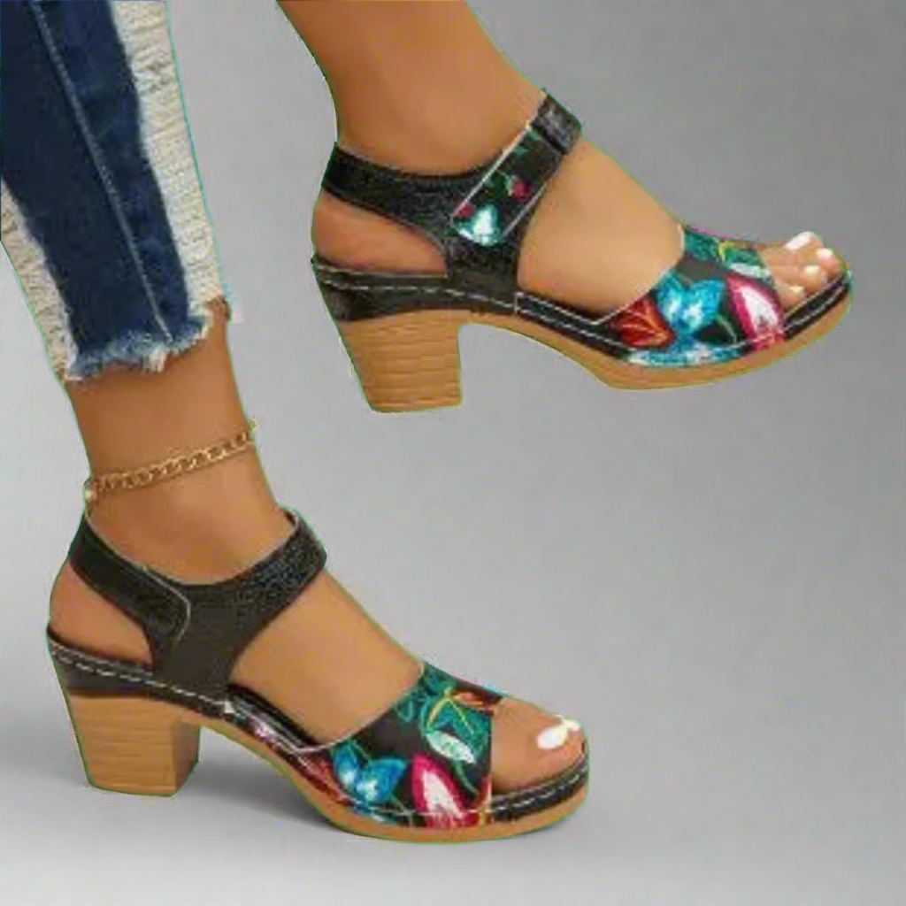 Marisa | Sandali Peep-Toe fatti a mano in materiale premium