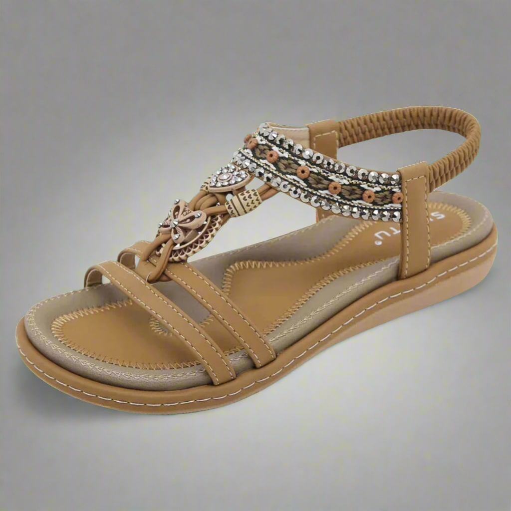 Felicitas | Sandali Boho fatti a mano in materiale premium