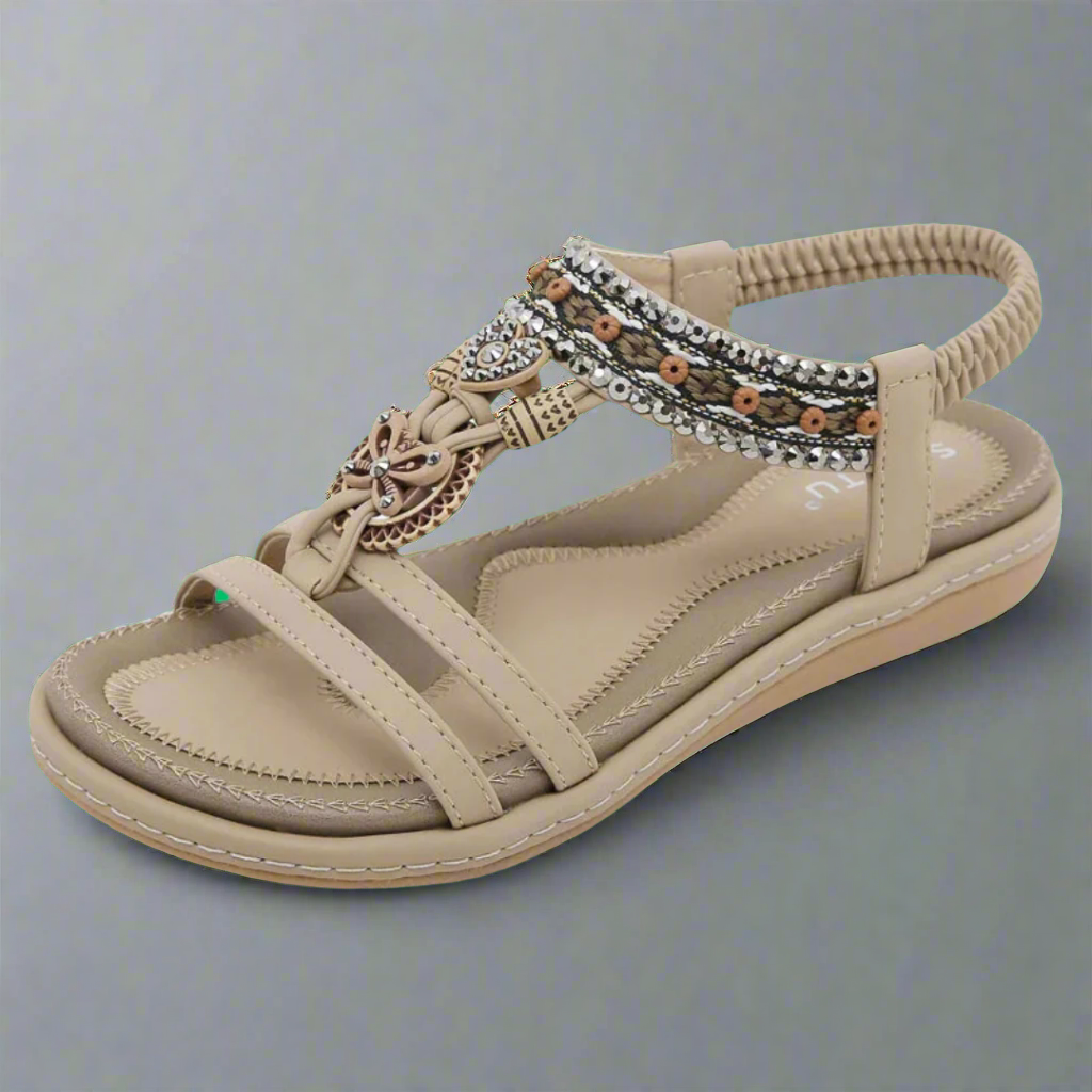 Felicitas | Sandali Boho fatti a mano in materiale premium