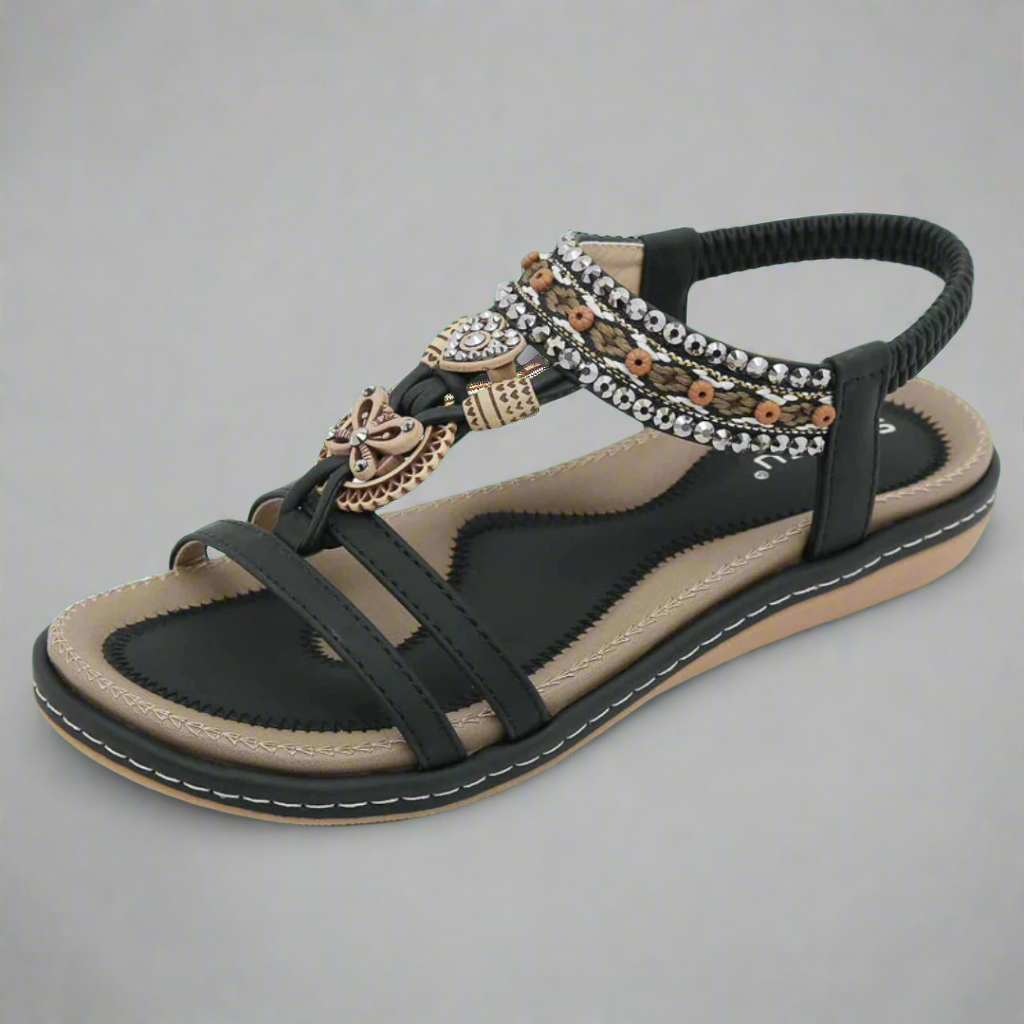 Felicitas | Sandali Boho fatti a mano in materiale premium