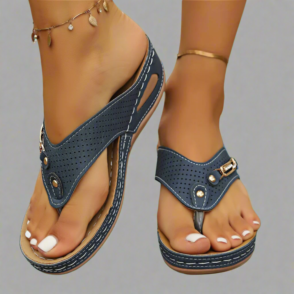 Mira | Sandali Retro per Donna con Supporto per l'Arco Plantare – Comodi e Stilosi