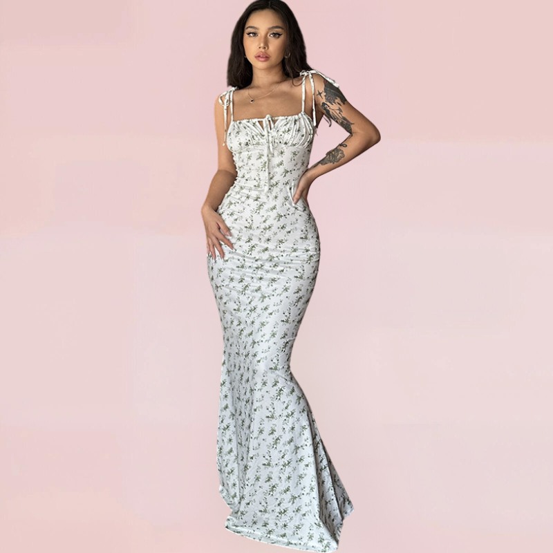 Alora - Maxi Blumenkleid