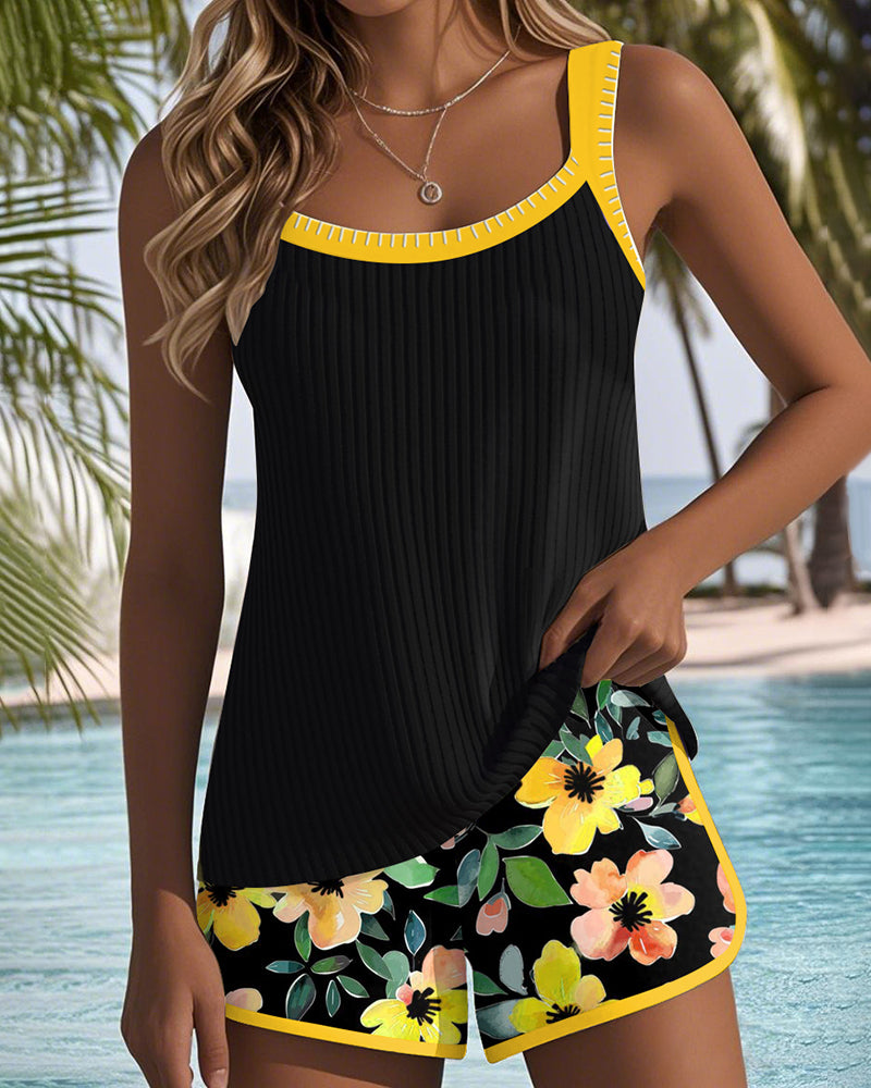Clarissa | Set Tankini Elegante a Due Pezzi