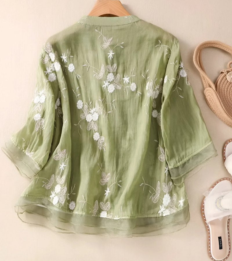 Bellerose | Vintage Broderet Skjorte