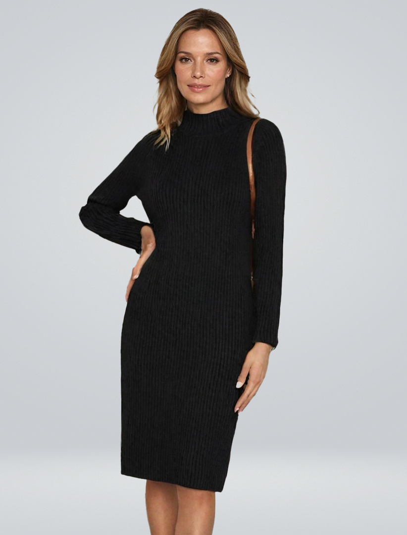 Eva | Elegantes lässiges Strickkleid