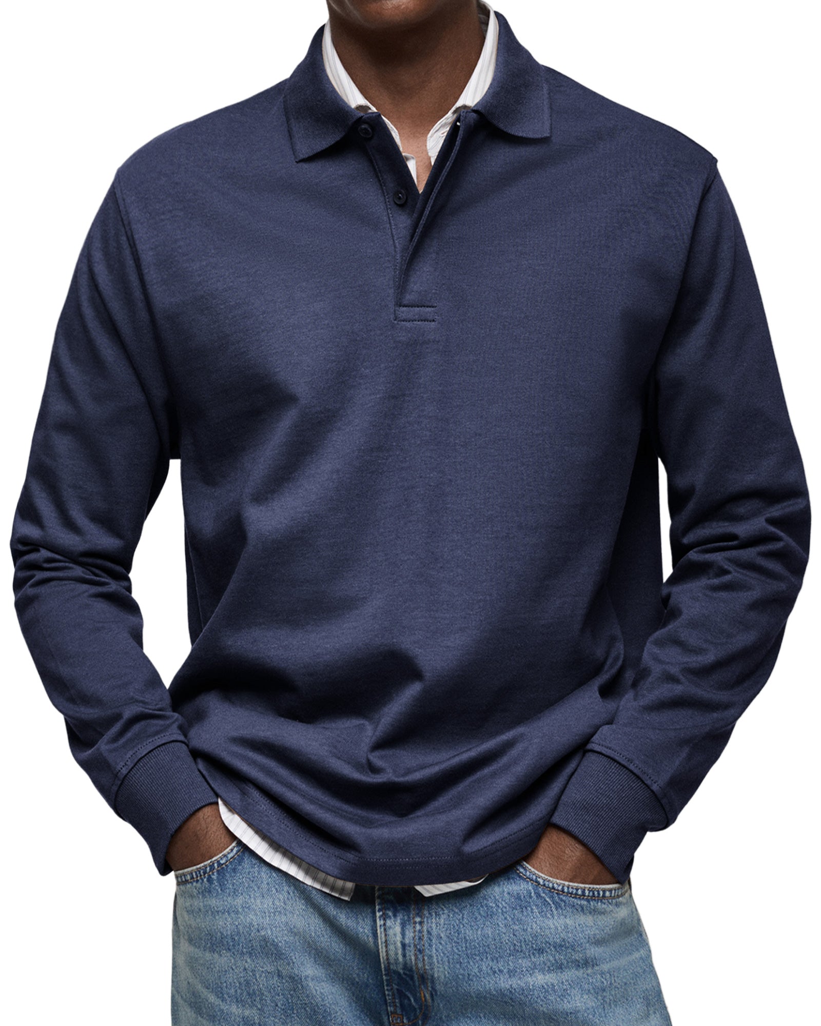 Alexandre™ | Langærmet Casual Polo