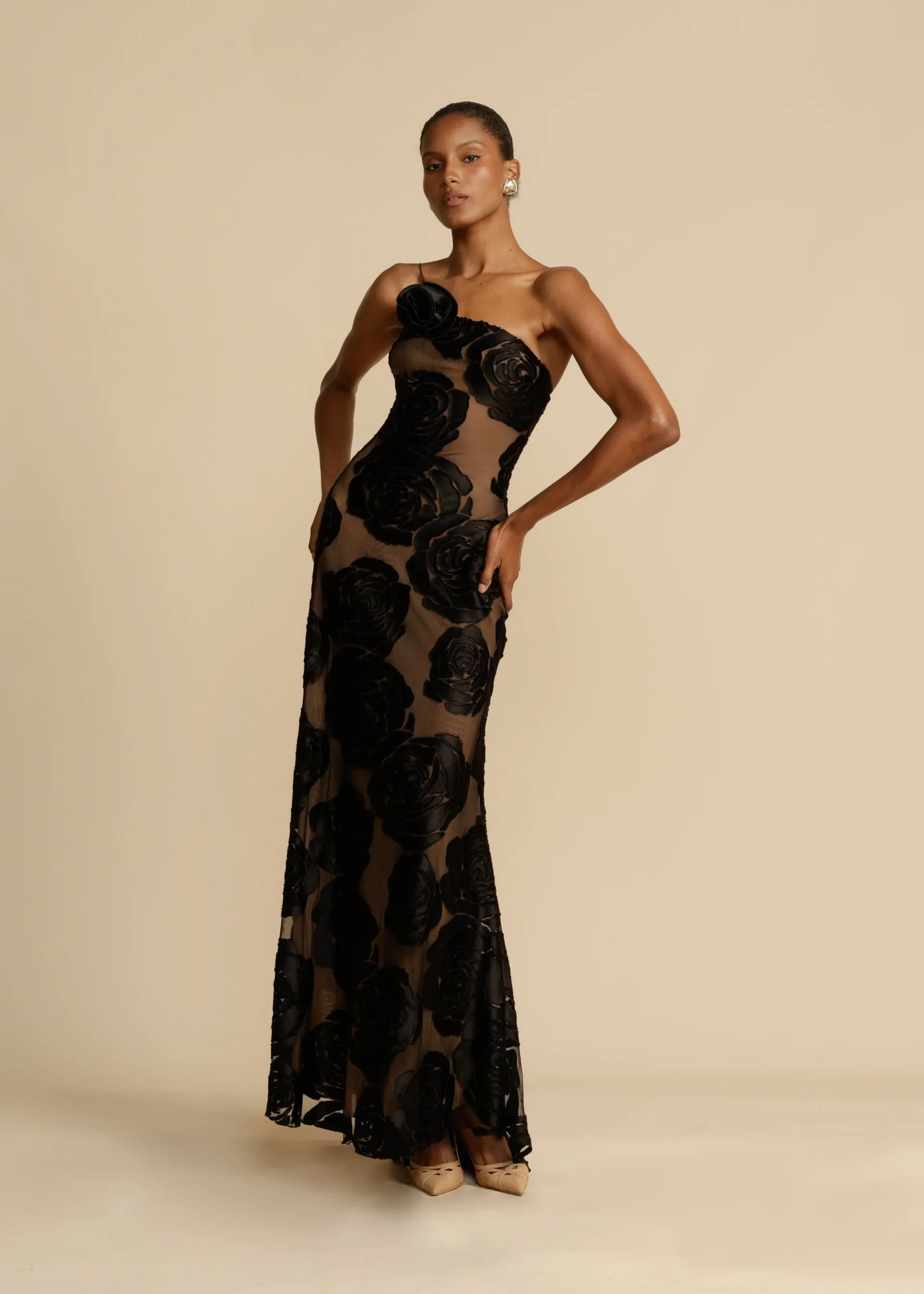 La Sol - Langes Abendkleid ohne Rücken