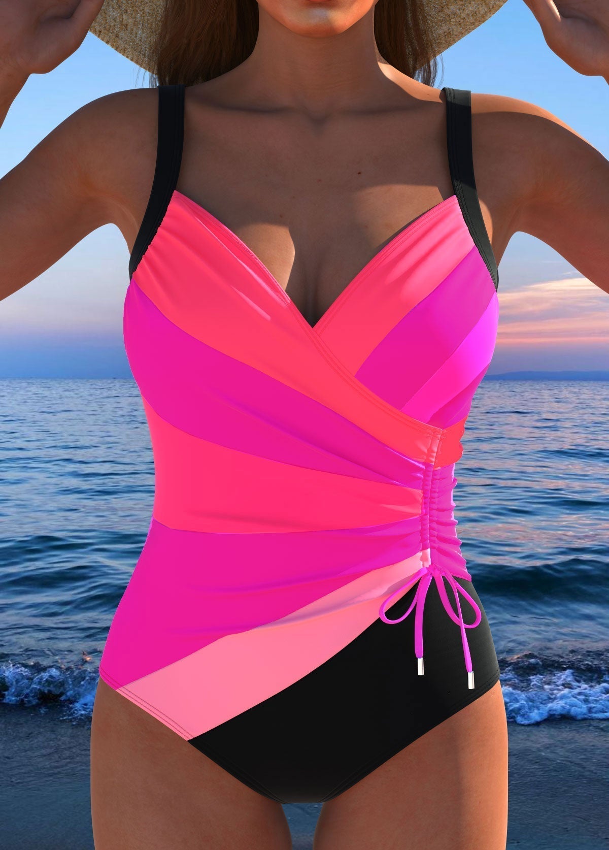 Giorgina | Costume da bagno con stampa colorata