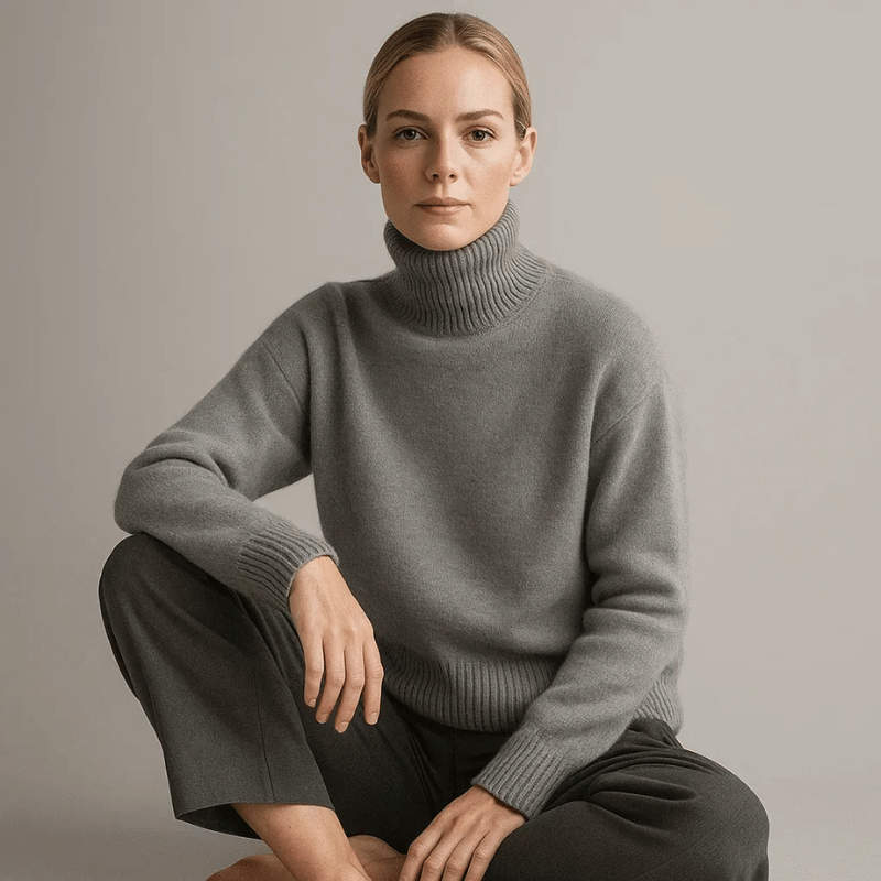 Aurora | Maglione a collo alto in cashmere