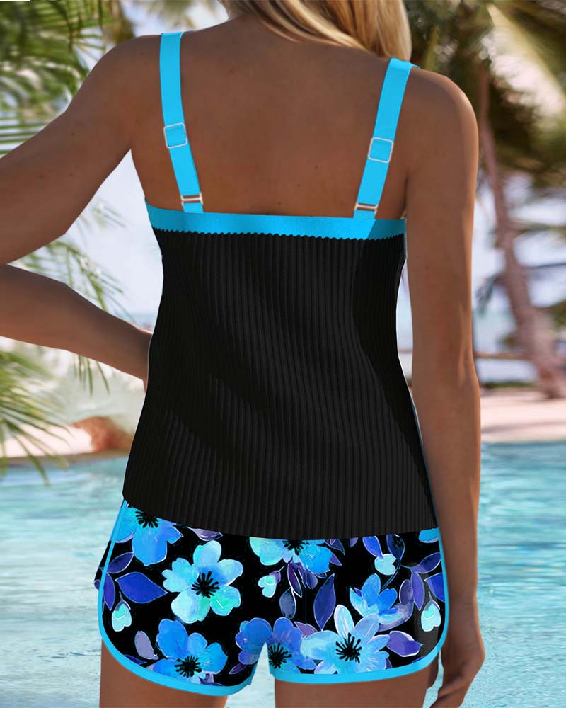 Clarissa | Set Tankini Elegante a Due Pezzi