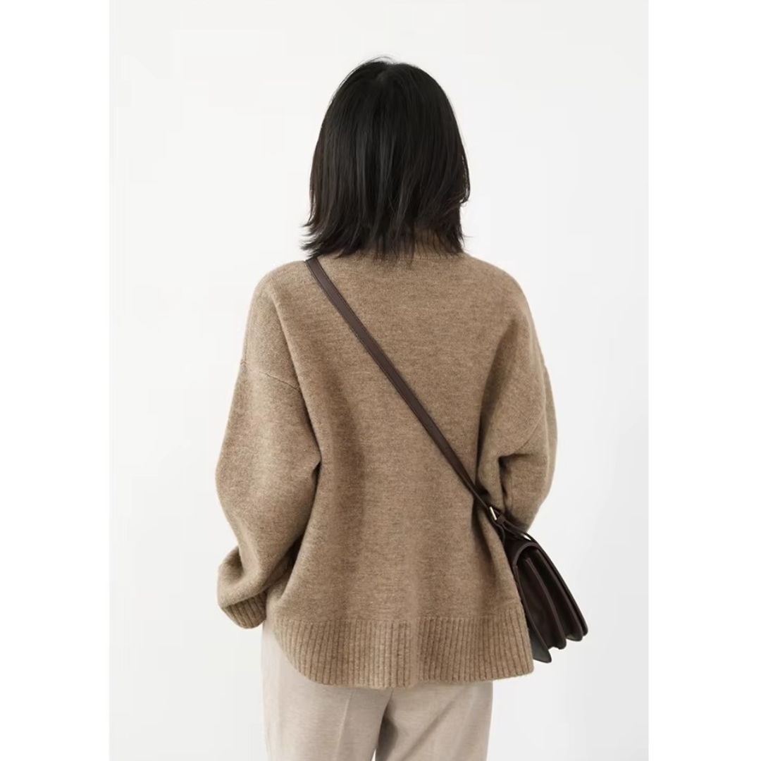 Bella | Maglione a Collo Alto Largo