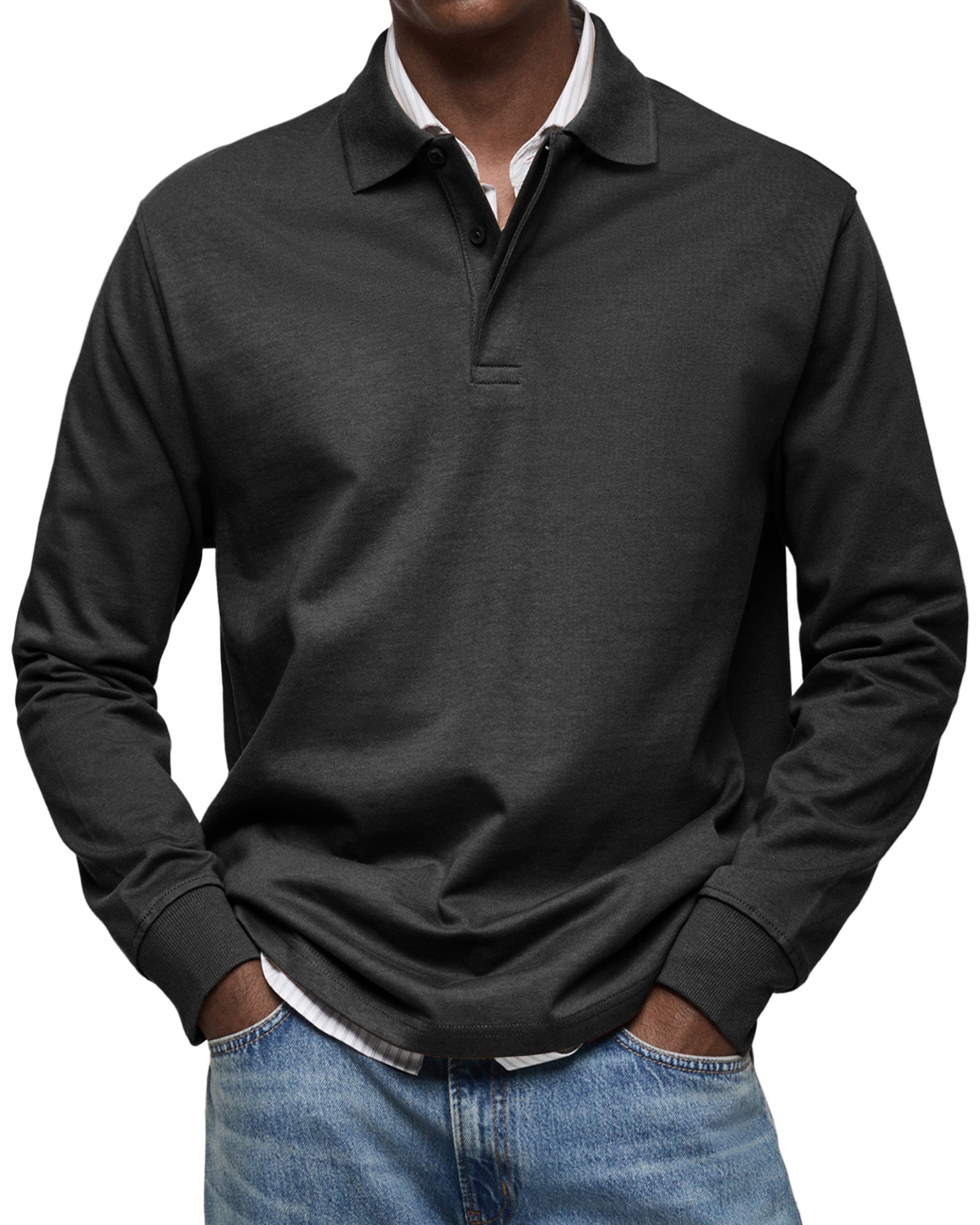 Alexandre™ | Langærmet Casual Polo