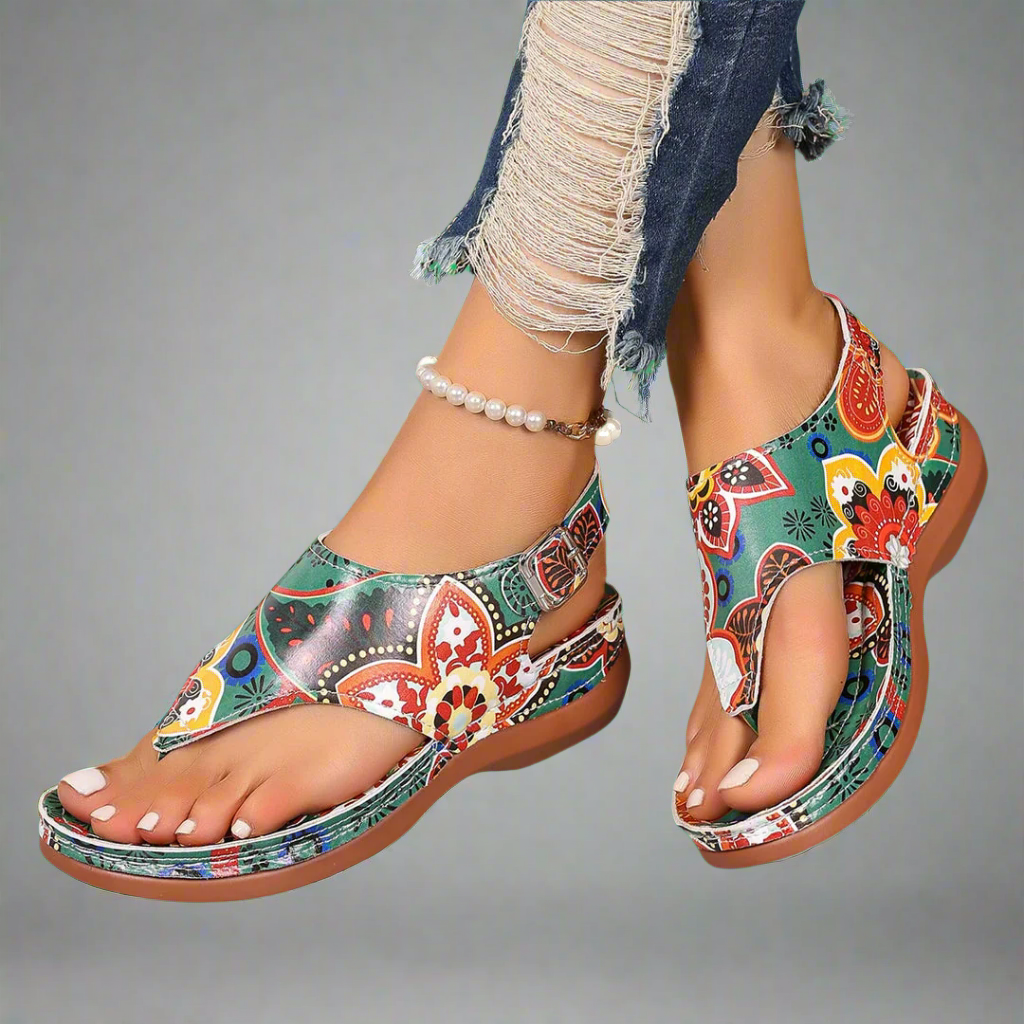 Regine | Sandali Wedge fatti a mano in materiale premium