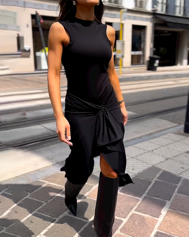 Aria - Ärmelloses Maxikleid