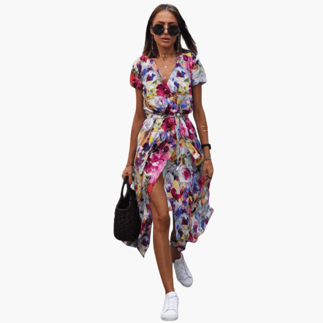 Pauline | Elegant Wrap Kjole