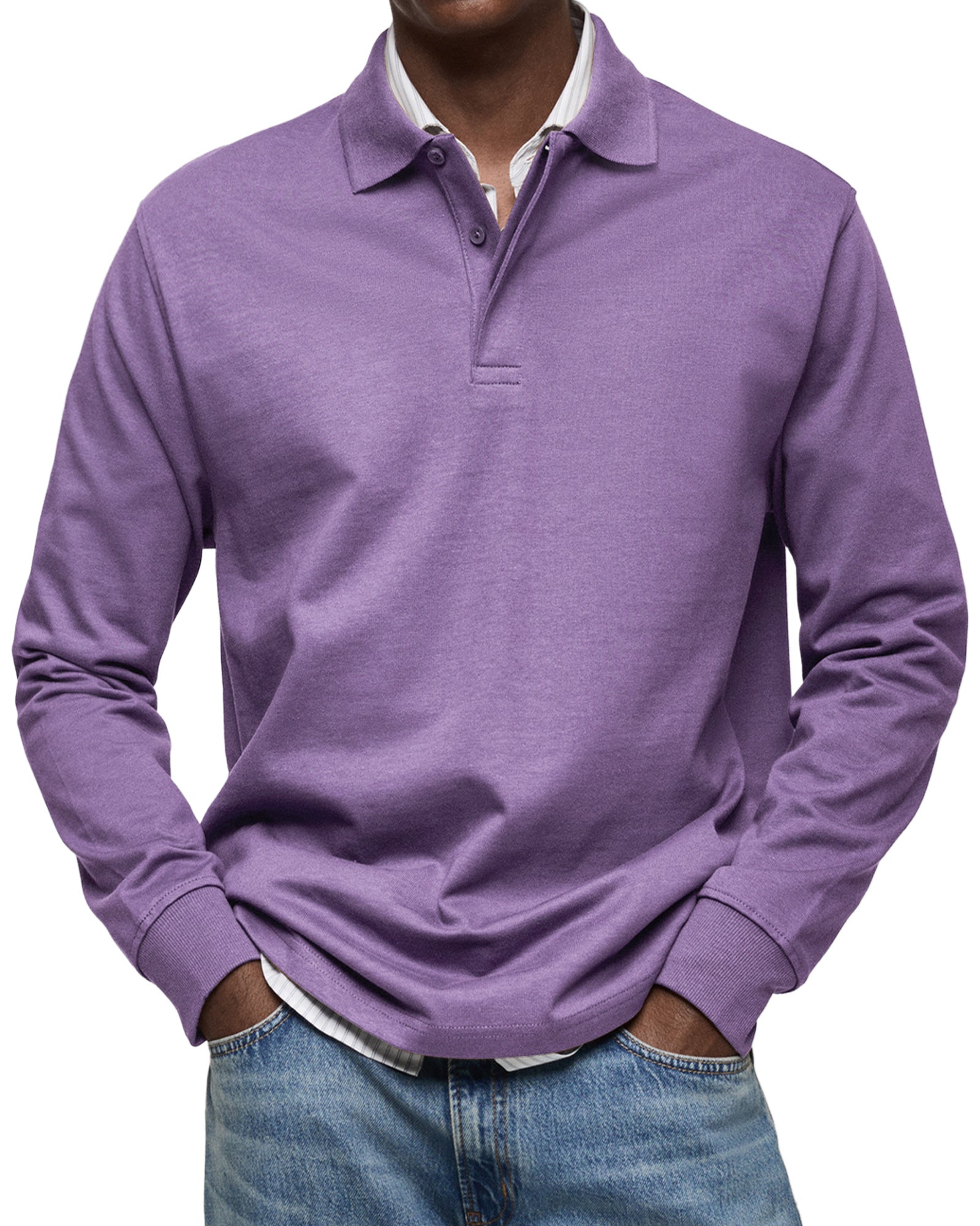 Alexandre™ | Langærmet Casual Polo